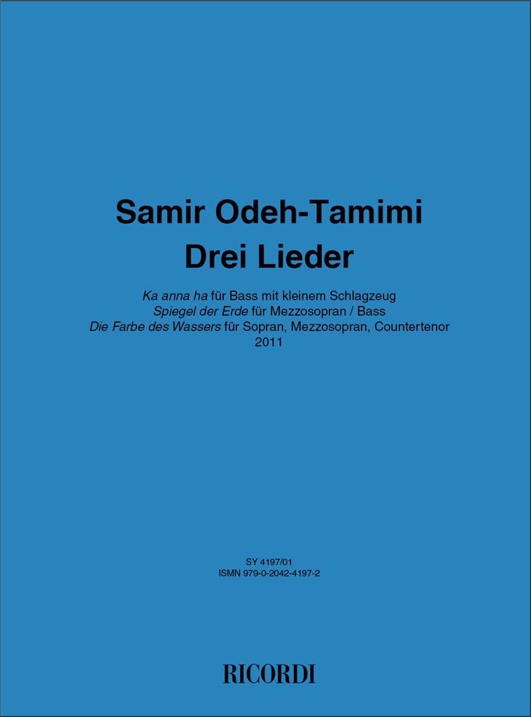 Drei Lieder